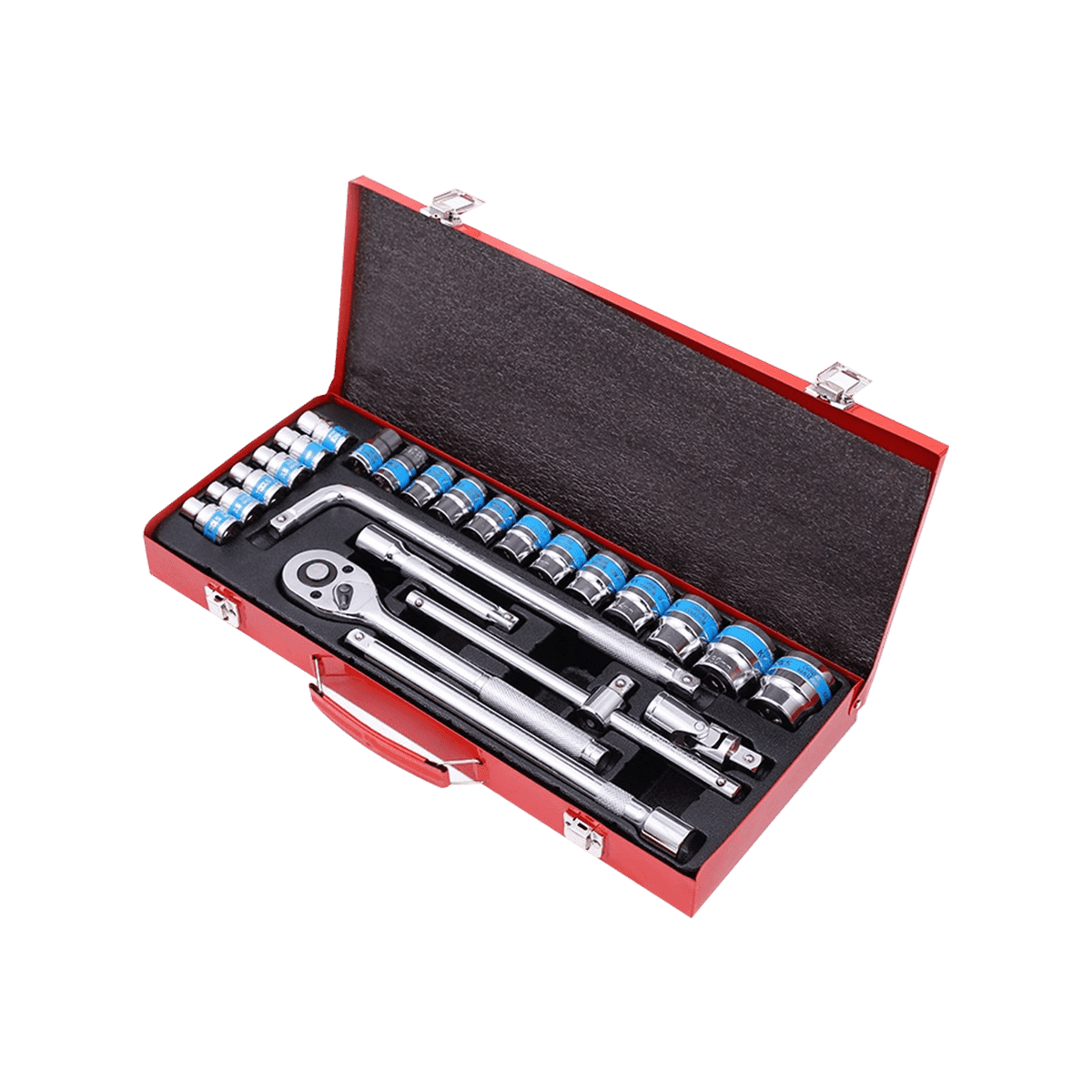 24 Pcs Ratchet Handle Socket Set Set Tool Set For Car Repair